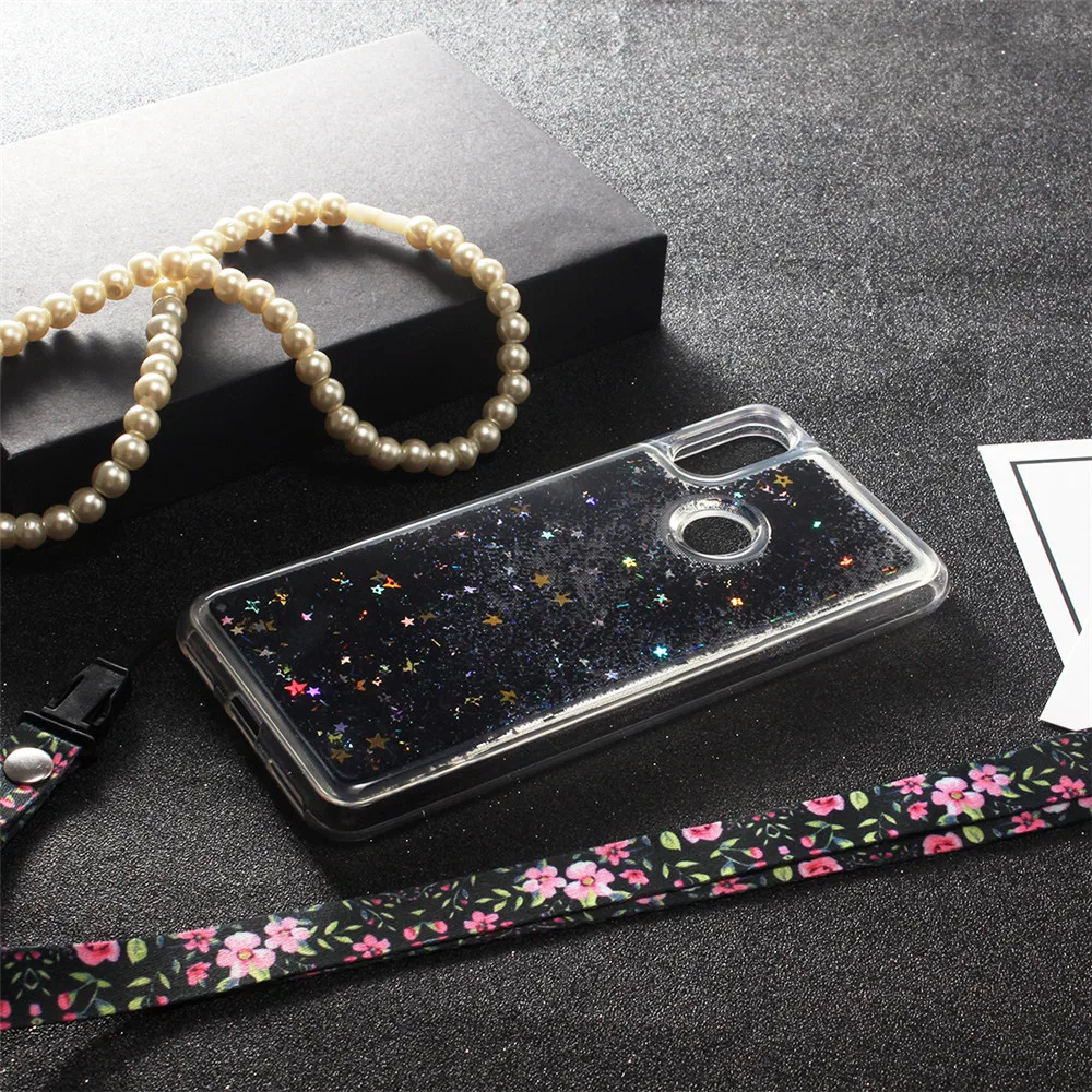 Luxury Glitter Flamingo Case For Xiaomi 6X A2 Cover Silicone Soft Cases For Xiao Mi 6X A2 Dynamic Liquid Quicksand Case Coque11