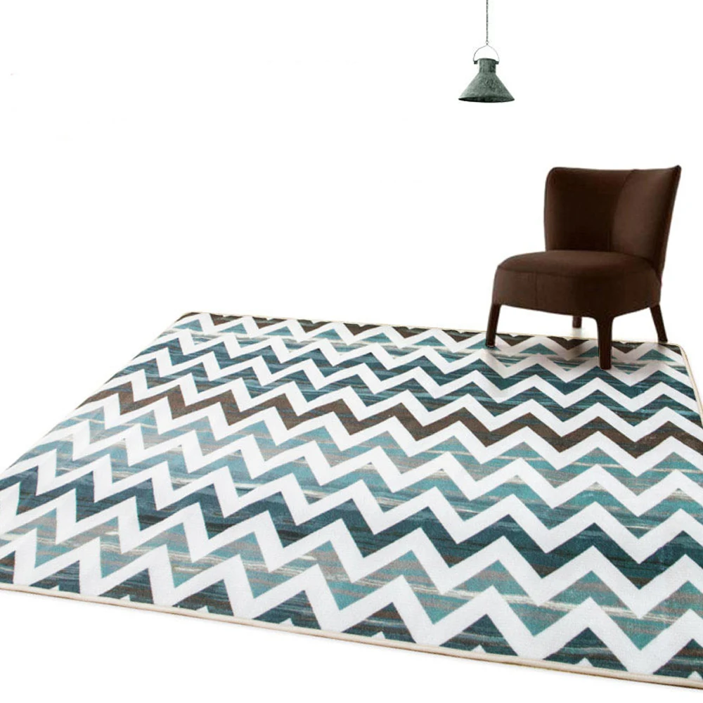 Moderne chevron gestreiftes muster große carpet schlafzimmer wohnzimmer teppiche sofa stuhl kaffee bar tür fußmatten home