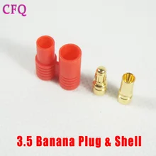 diy drone kit 3.5mm Banana Gold Bullet Connector Plug Or Drone Quadcopter battery Connector rc parts Bullet Connector Plug