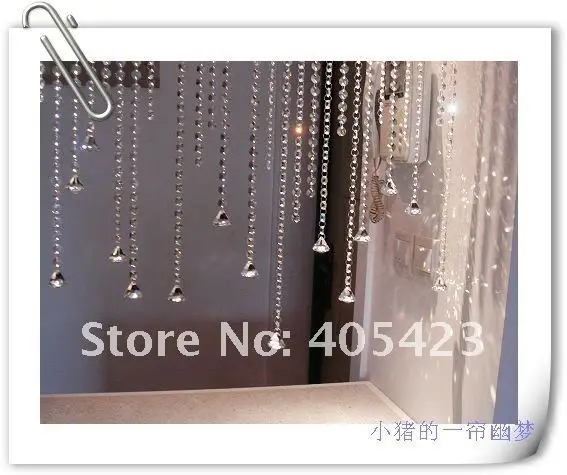 Free shipping!100meter/lot, Acrylic bead curtain/bright Crystal Curtain/ Wedding Decoration / Room Divider