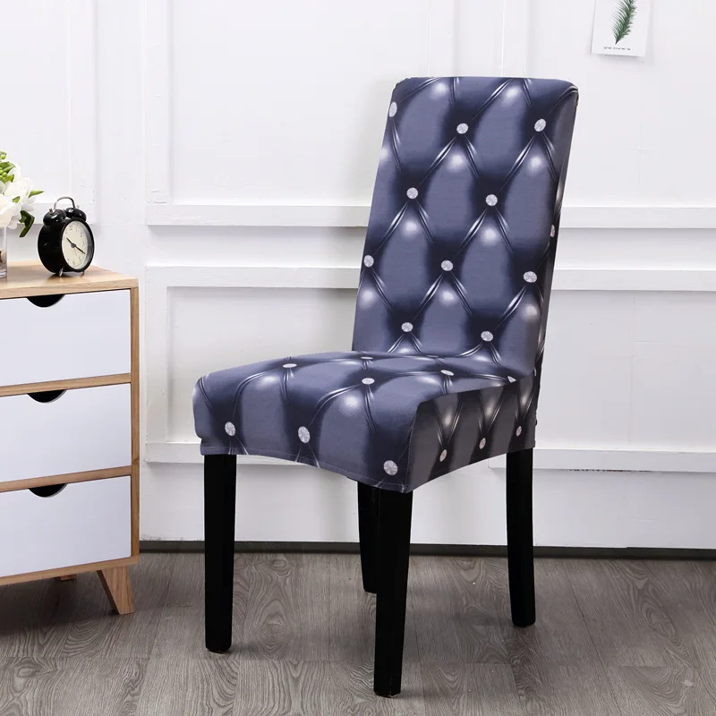 Pastoral Printing Dining Chair Cover Removable Elastic Banquet Folding Dining Room Chair Cover For Modern Kitchen Chair Pastoral Printing Dining Chair Cover Removable Elastic Banquet Folding Dining Room Chair Cover For Modern Kitchen Chair