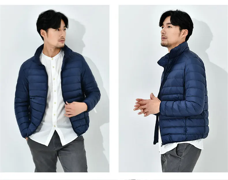 9Colors 90% white duck down jacket men winter ultralight thin male parka coat man brand clothing Muls High quality outwear MD701-09