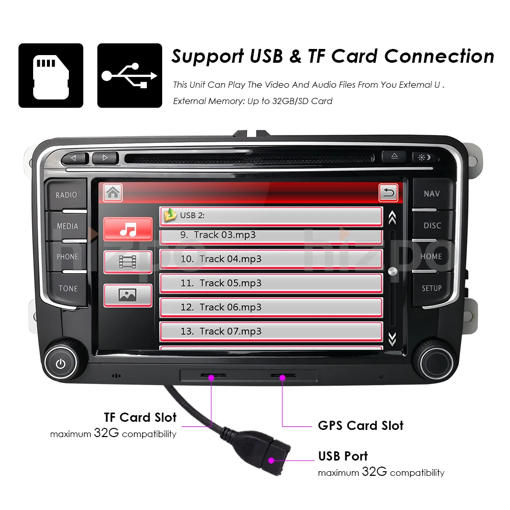 Clearance Car DVD player For V W/Volkswagen/Golf/Polo/Tiguan/Passat/b7/b6/SEAT/leon/Skoda/Octavia 7" Radio GPS BT Free camera Mirror link 22