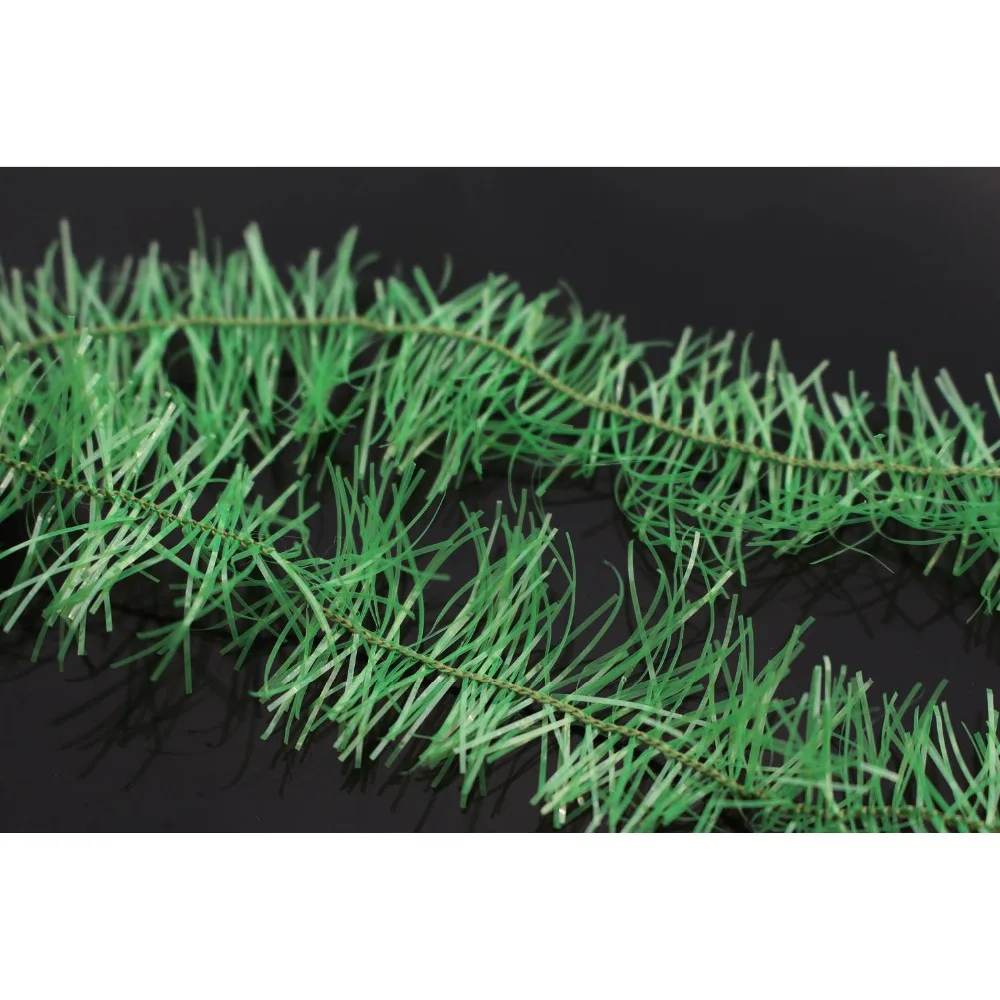 

Tigofly 2 Cards 4m Green Super Long 18mm Width Tinsel Chenille Grass Seaweed Crystal Flash Line Fly Tying Materials