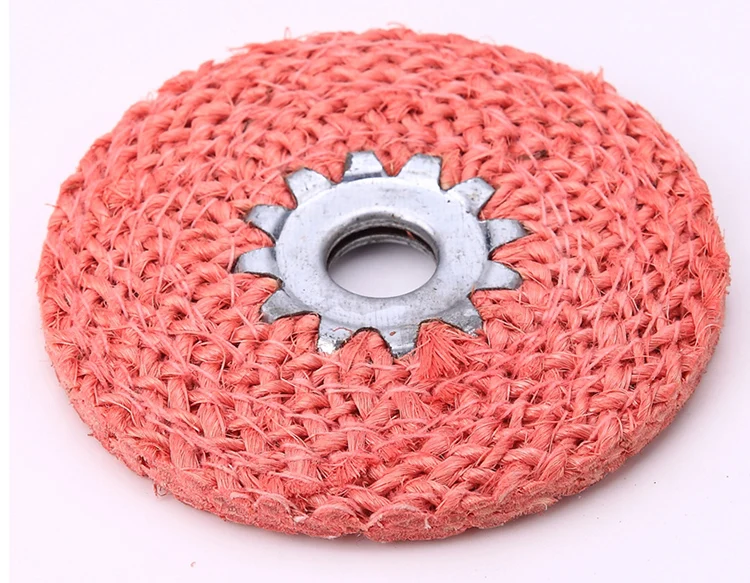 2pcs/lot 4" Red Buffing Wheel Stainless Steel Welding Spot Polishing Angle Grinder Accessories