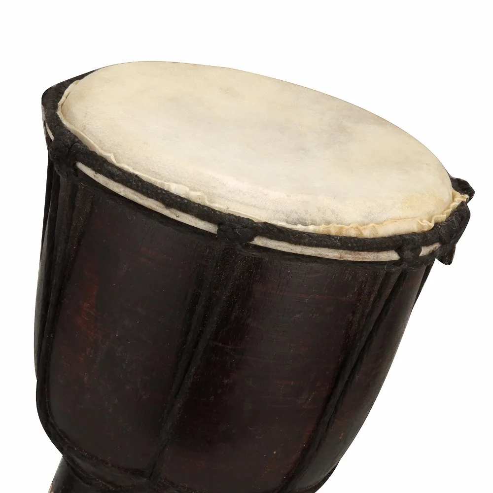 Африканские Djembe 4 дюймов 6 дюймовые классические деревянные африканские ручные барабаны мембранофон с узором из овчины барабаны для детей и взрослых начинающих