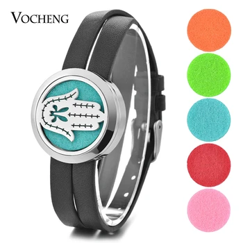 

10pcs/lot 316L Stainless Steel Aromatherapy Diffuser Locket Bracelet Palm Magnet Open with Felt Pads VA-278*10