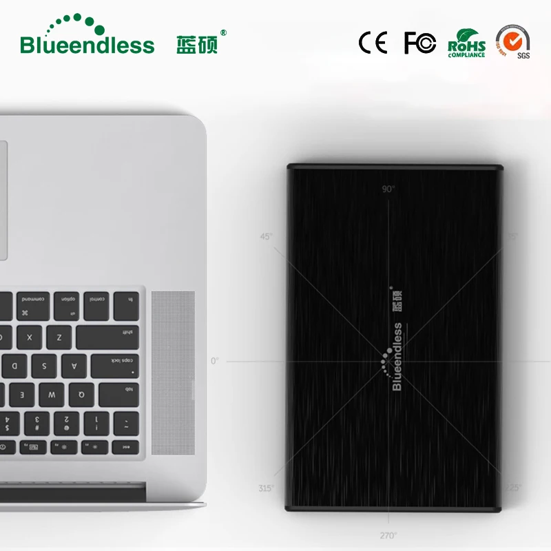 Алюминиевый корпус для внешнего жесткого диска hdd SSD sata на usb Тип C 3 1