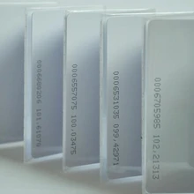 300 шт./лот пластиковая пустая карта rfid проксимити карт EM4100 карты с 125 кГц rfid карты