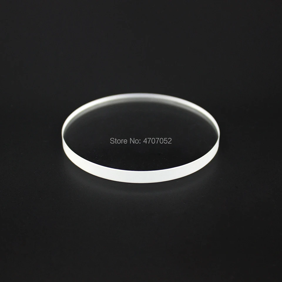 Высокая чистота прозрачное полированное стекло диаметр диска 50 мм* 1 мм кварцевая стеклянная тарелка