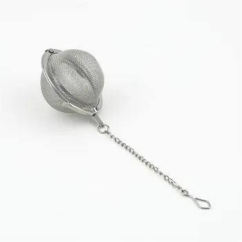 

SUS 304 Sphere Locking Spice Tea Ball Strainer Round Tea Ball Filter Mesh Infusor Brew Hops Filter Screen Hop Filtering Brew Bag