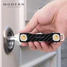 Современный бренд, Карбон, сделай сам, брелок для ключей, Умный кошелек, EDC, Карманный держатель для ключей, органайзер для ключей, ключница