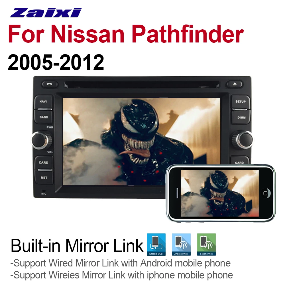 ZaiXi 2din Android 9,0 Восьмиядерный 4 Гб ОЗУ автомобильный DVD для Nissan Pathfinder 2005~ 2012 gps Радио BT Navi карта мультимедийный плеер система