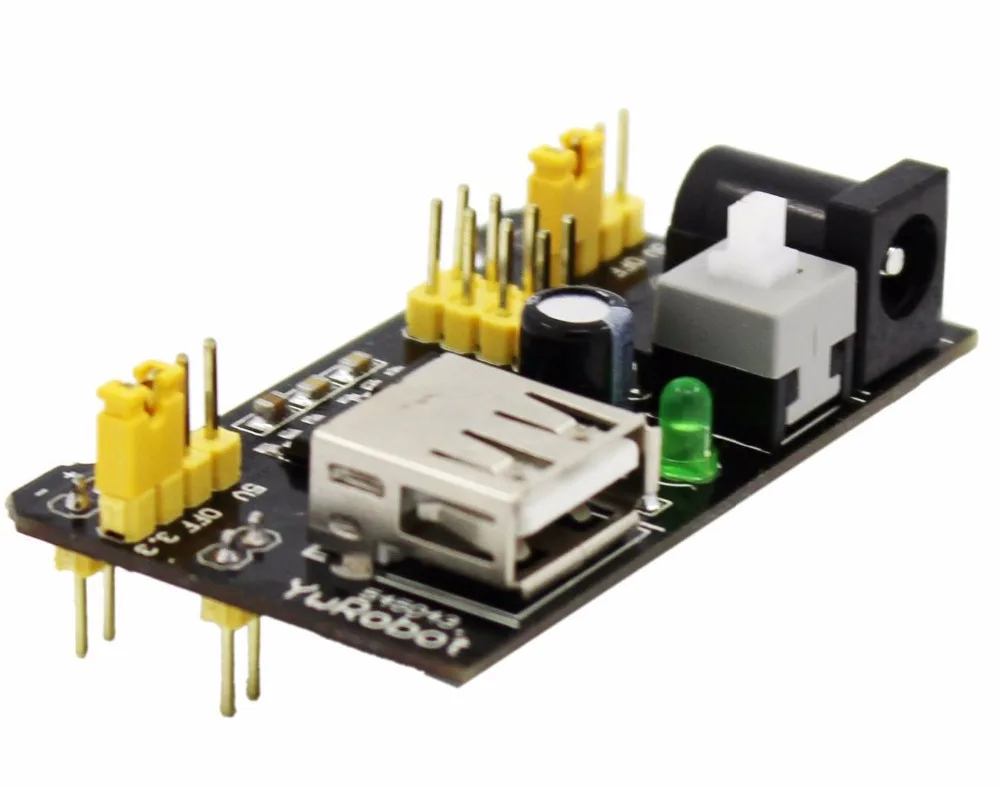 Макетная плата модуль питания 3 В/5 В MB102 + макетная хлебная для Arduino Макет 830 точек 65
