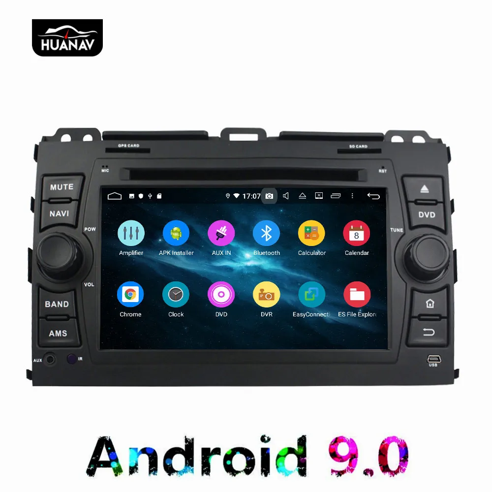 Top DSP Android 9 Car GPS Navigation Car DVD player for TOYOTA Land Cruiser Prado 2006-2010 auto stereo multimedia player head unit 5