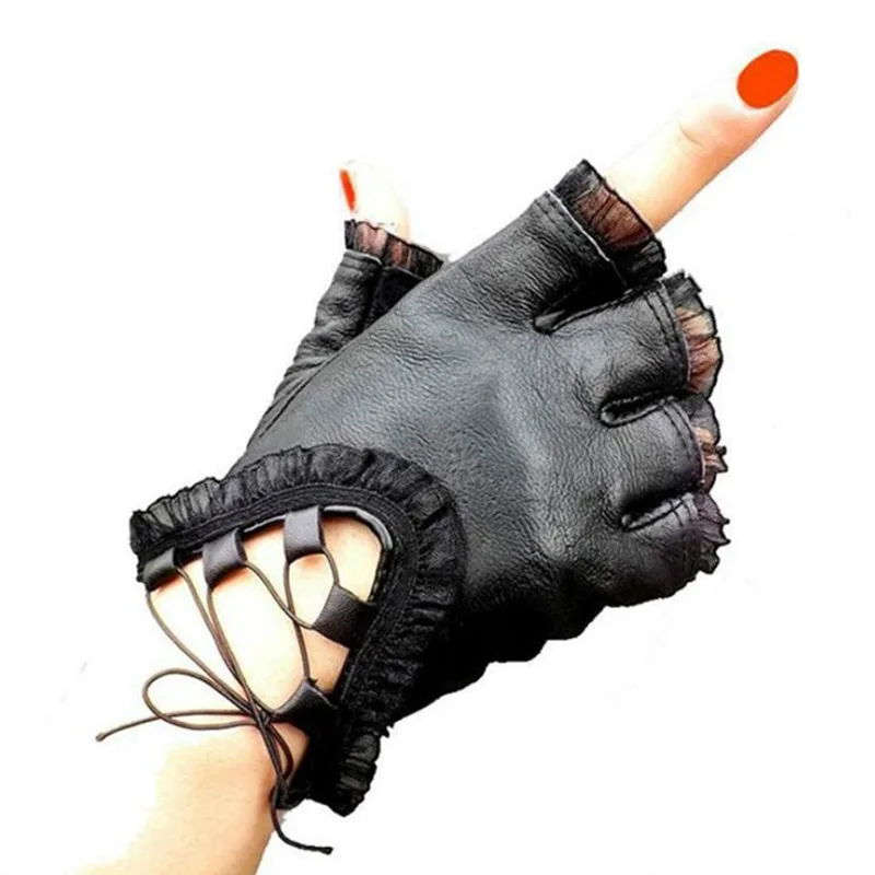 Yhao Fashion Ladies Elegent Fingerless Gloves Women Driving Gloves