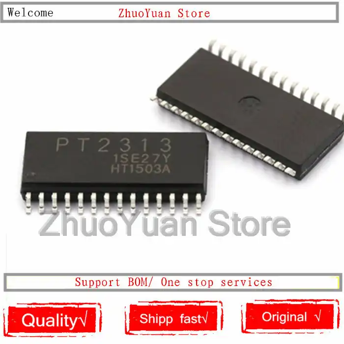 10 шт./лот новый оригинальный PT2313L PT2313 SOP-28 IC чип - изображение