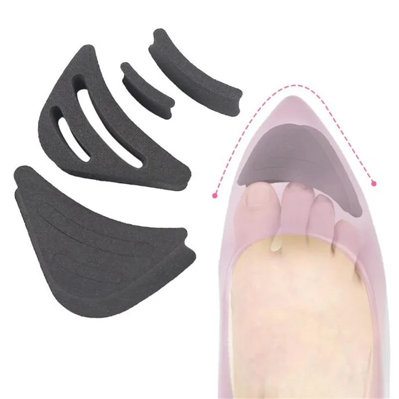 

1 Pair Forefoot Insert Pad For Women High heels Toe Plug Half Sponge Shoes Cushion Feet Filler Insoles Adjustment Pads