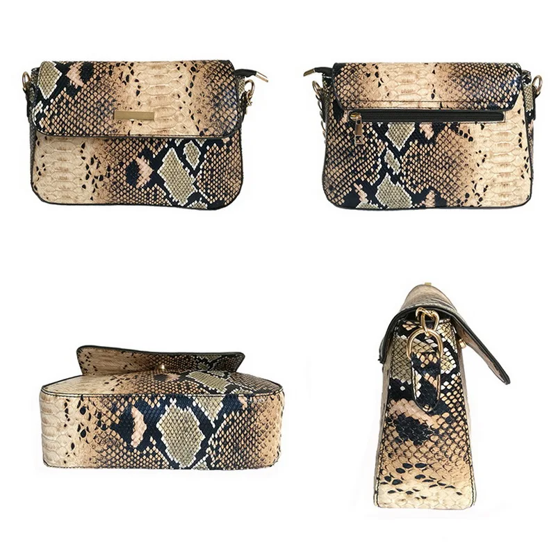 FUNMARDI Small Crossbody Bag For Women Fashion Snake PU Leather Shoulder Bag Female Chain Messenger Bag Women Brand Bag WLHB1790 FUNMARDI Small Crossbody Bag For Women Fashion Snake PU Leather Shoulder Bag Female Chain Messenger Bag Women Brand Bag WLHB1790