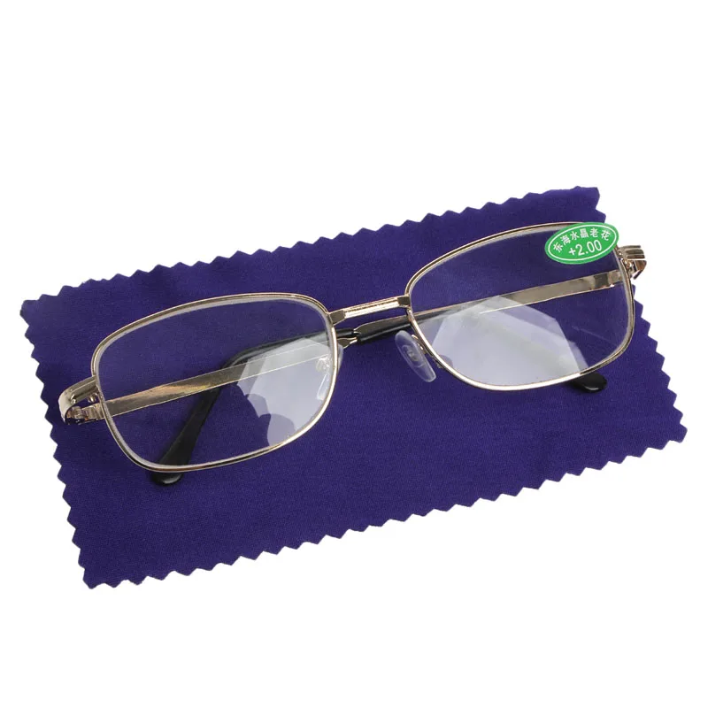 

Men Women Eyeglasse With Case Scratchproof Metal Full Frame Reading Glasses Cleaning Cloth +0 +1.0 +1.5 +2.0 +2.5 +3.0 +3.5 +4.0