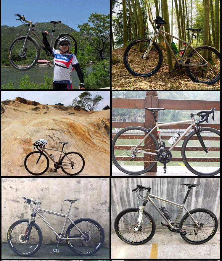 Flash Deal FREE SHIPPING!!! TiTo new titanium frame AM hard tail 26``  27.5`` mountain frame 5