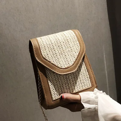 

2019 new woven handbag multi-function travel shoulder bag Messenger bag female summer outdoor rattan beach bag bag women