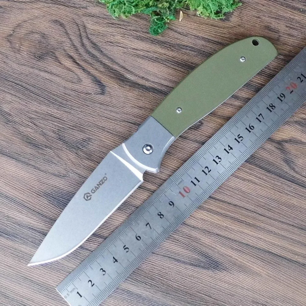 Ganzo G7482 Жар-птица F7482 58-60HRC 440C Лезвие G10 ручка складной нож открытый инструмент