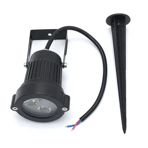 Conduziu a Luz do Gramado Exterior à Prova Lâmpada de Parede Alta Super Iluminação d’ Água Levou Holofotes Jardim Quintal Caminho Pond Ac85-265v – ac Dc12v Ip68 9 w