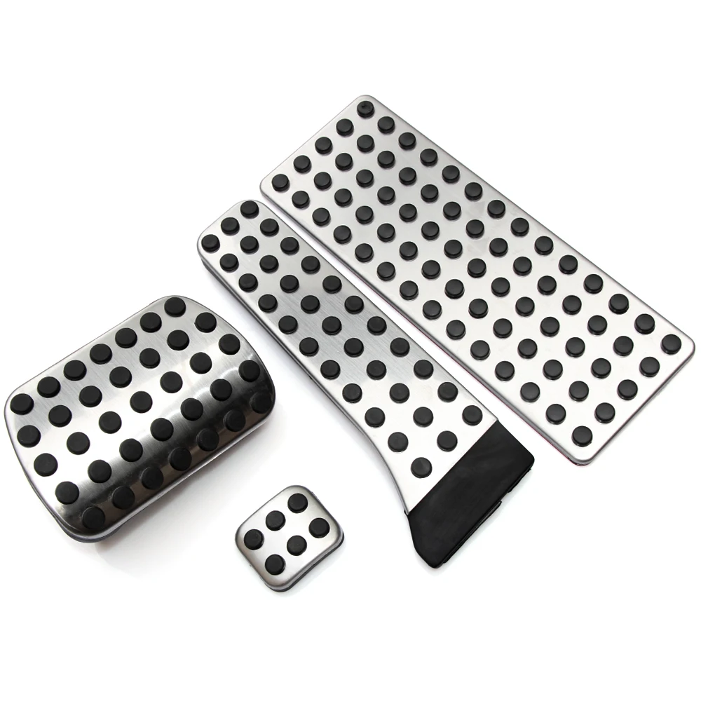 Stainless steel pedal AT for Mercedes Benz C E S GLK SLK CLS SL-Class W203 W204 W211 W212W210 AMG accelerator brake footrest pad |