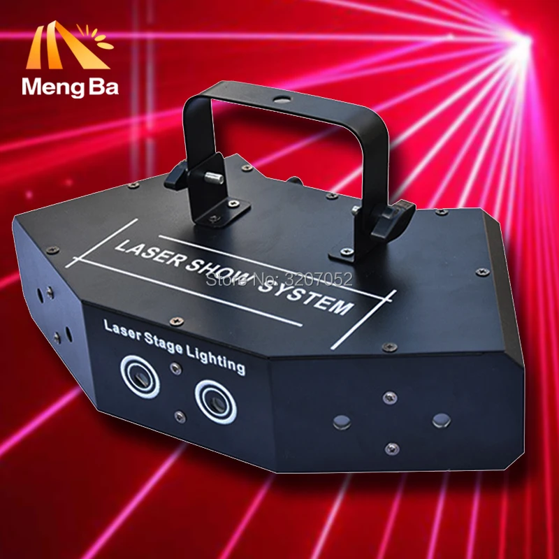 4 pcs/lot 6 yeux laster lumière lumière de la scène De Mariage/Disco/salles De Danse/Bar/KTV/Famille partie RGB laser de bonne qualité laser lampes