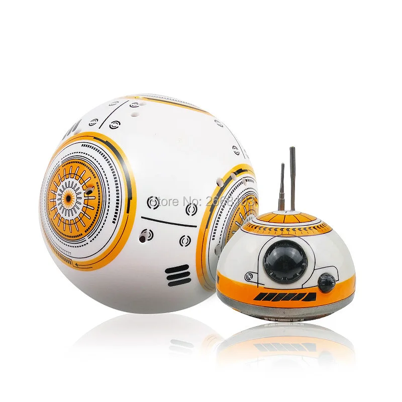 Fast delivery Star Wars BB-8 2.4G Remote Control Robot Updated Version BB8 Smart Robot Sounds RC Ball Gifts Toy For Boy Children