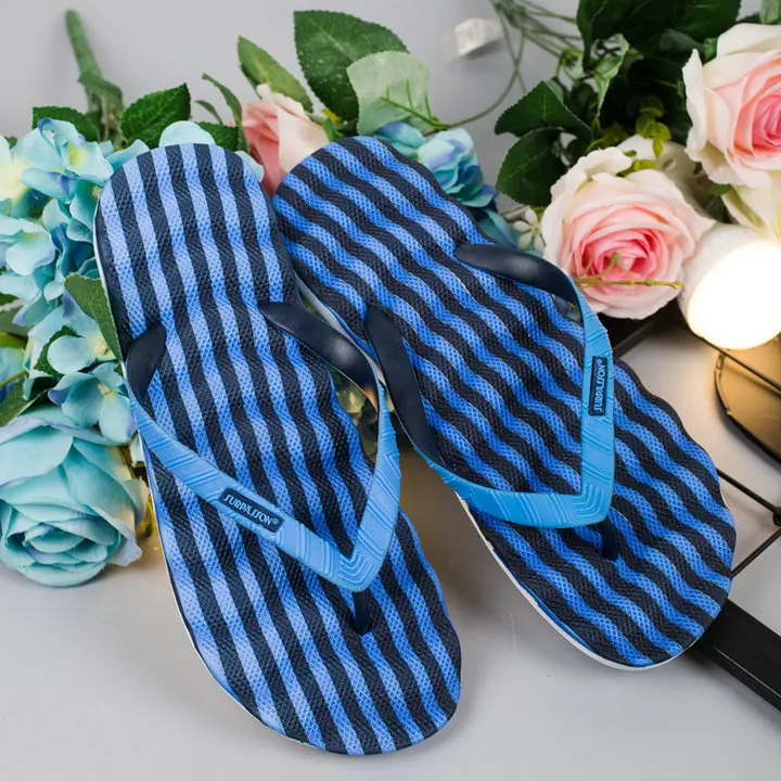 New Wave Design Slippers Sandals Wear Resistant Sole Manual Shoes Man Beach Casual Massage Flip Flops (6)