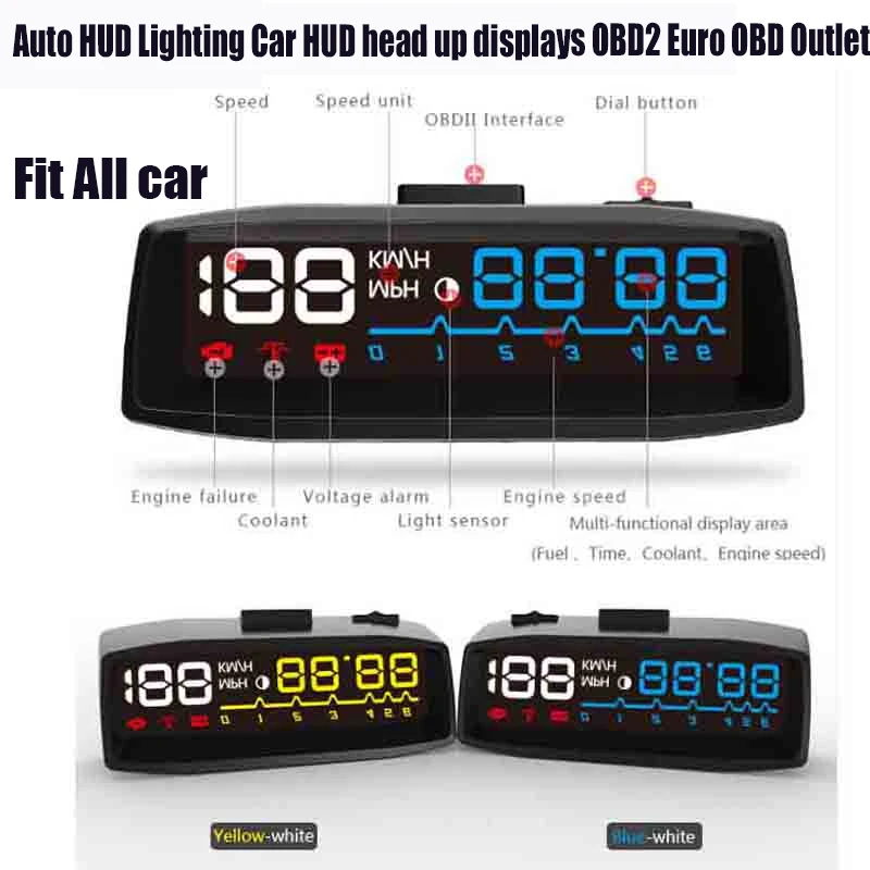 

Top Auto HUD Lighting Car HUD head up displays OBD2 Euro OBD Outlet for Prosche toyota Volvo jeep jaguar Lexus Rover Peugeot ..