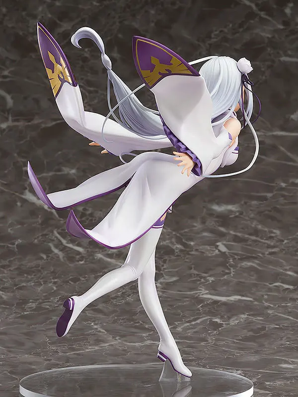 Re Zero Emilia фигурки 1/7 Scele Pre-Paind коллекционные игрушки 22 см