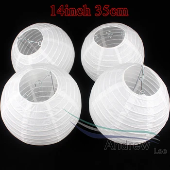 

NEW!(10pcs/lot) 14''(35cm) Multicolor Chinese Round Paper Lanterns for Wedding Casamento Christmas Party Decoration Hanging Ball