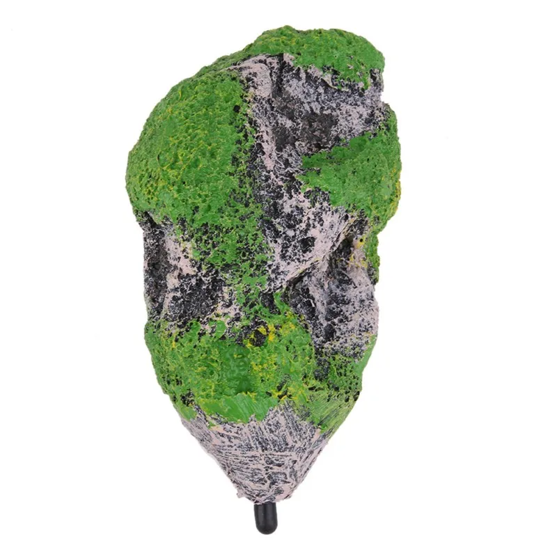 Аквариум плавающий камень подвесной искусственный плавающая пемза Декор Летающий камень украшение для аквариума - Цвет: 14.3x8.7cm
