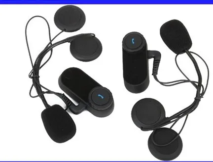 

Free Shipping!!2x1000M Motorcycle BT Bluetooth Multi Interphone Headsets Helmet Intercom