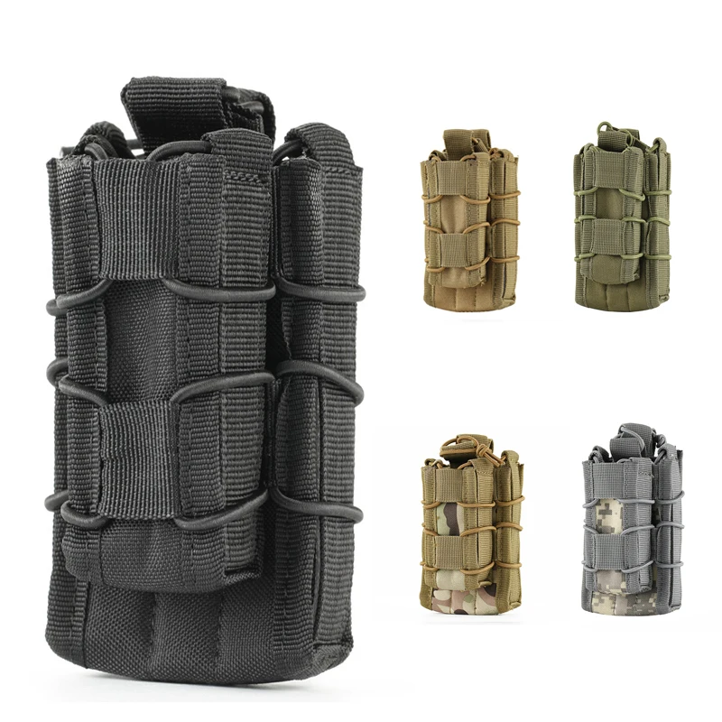 

Tactical Open Top Double Layer Magazine Pouch Military Rifle Pistol Cartridge Clip Pouch Molle Mag Pouch Accessories Bag