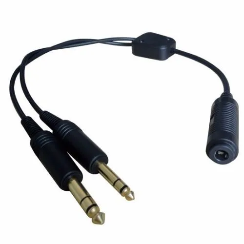 General Aviation Headset Adapter Helicopter Yueny,David Clark, Pilot,headset jack
