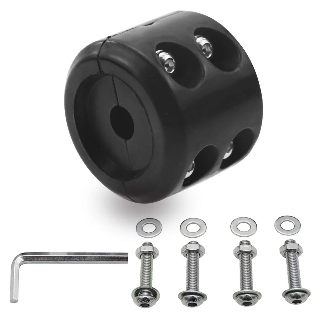 Bolaxin Rubber Winch Stopper Cable Saver Hook Stopper for ATV UTV,Heavy Duty Line Saver with