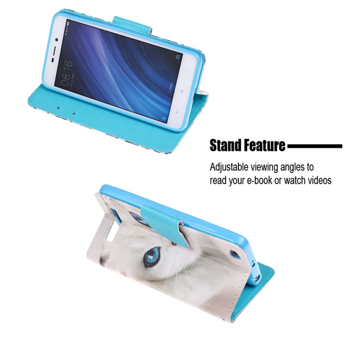 Кожаный флип-чехол для Fundas Xiaomi Mi A1 5X 6X A2 8 Lite Xiaomi Redmi 6 6A 4X 4A 5 5 Plus Note 4X5 6 7 Pro Чехол для телефона