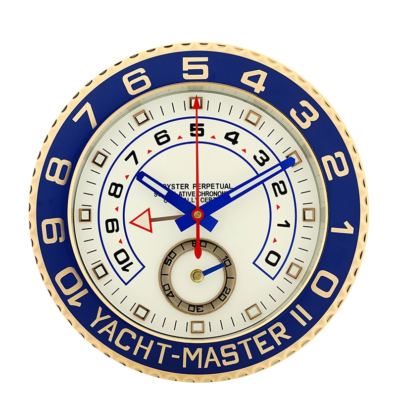 Модные Роскошные Металлические Часы формы настенные Clcok для лучших подарков настенные часы ночник из нержавеющей немой часы