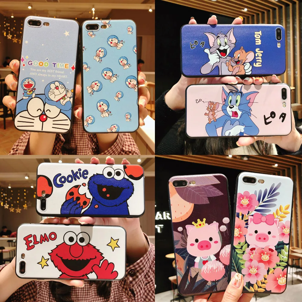 

Cute Cartoon Minnie Mickey Mouse Case Cover for iphone XS MAX XR Pig Case for iphone 6 6S Soft TPU Silicone for iphone 7 8 PLUS