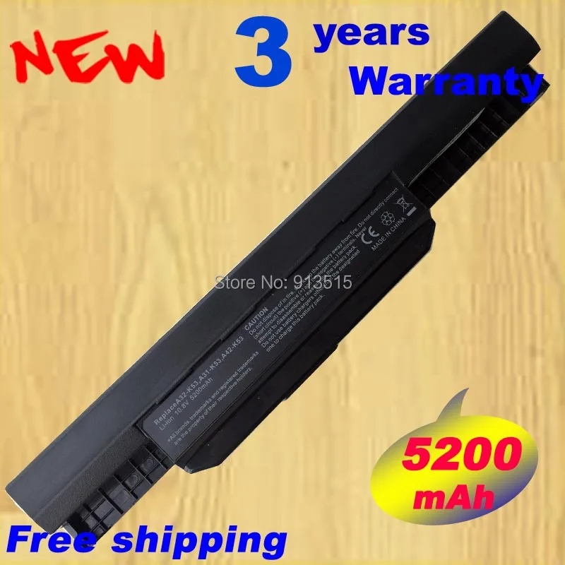 Новая аккумуляторная батарея для ASUS K43 K43E K43J K43S K43SV K53 K53E K53F K53J K53S K53SV A43 A53S A53SV по