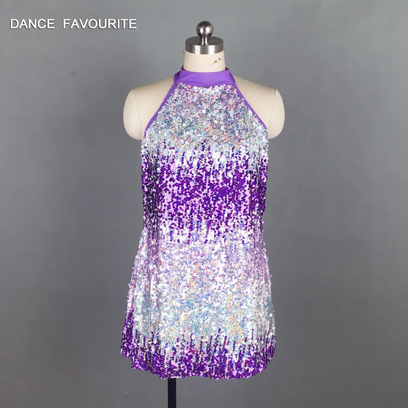 

New arrival sequin Bodice Bikeshorts Jazz /tap dance costumes girl and women stage performance dance costumes