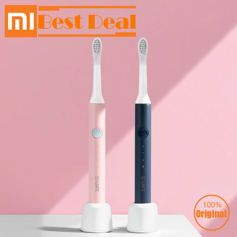 

New Xiaomi Sowhite EX3 Sonic Electric Toothbrush Waterproof Inductive Charging Clean Ultrasonic Smart Toothbrush Gift For Family
