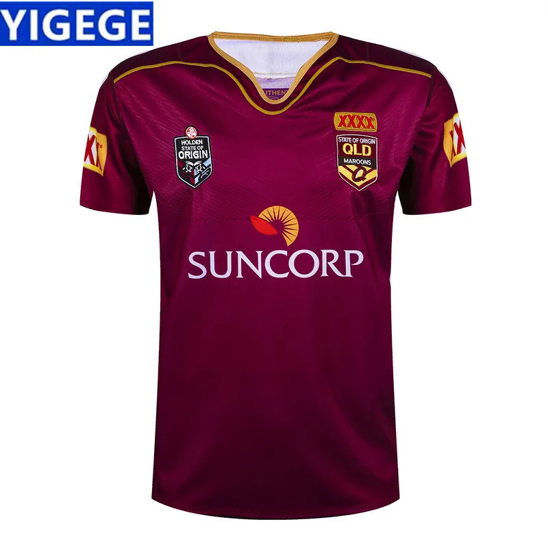 

QLD MAROONS STATE OF ORIGIN 2017/2018 MEN'S JERSEY QLD Maroons 2018 QUEENSLAND MAROONS INDIGENOUS TRAINING JERSEY