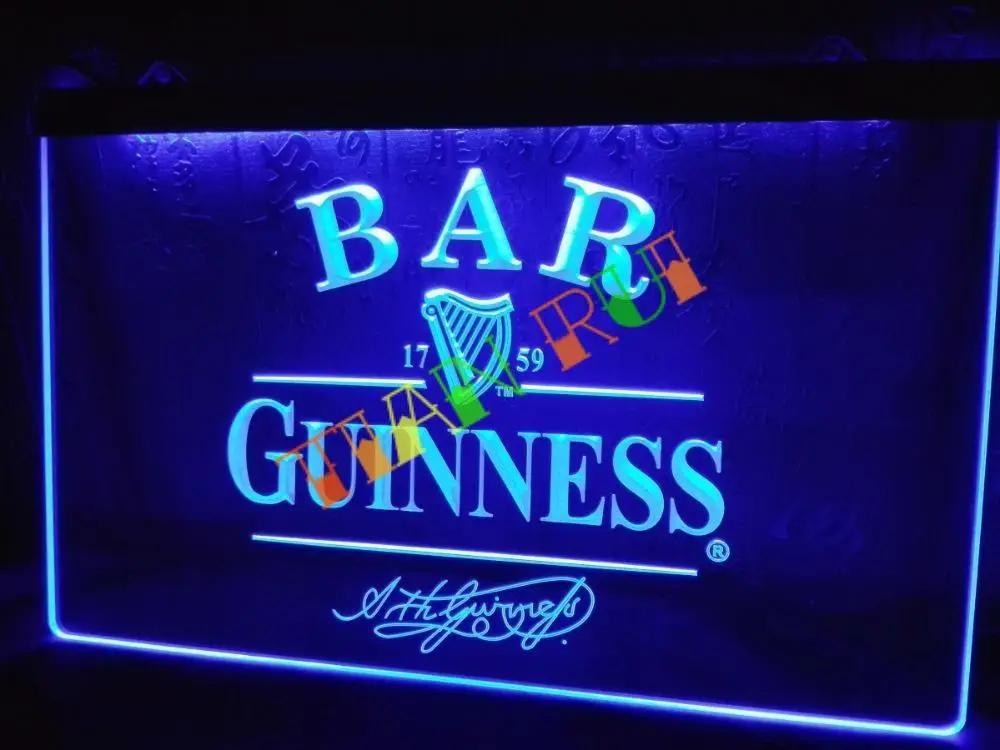 Aliexpress.com : Buy LA427 BAR Guinness Beer LED Neon
