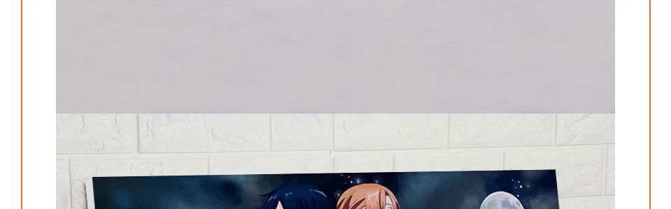 Diy картина маслом Sao цифровая краска по номерам японский стиль мультфильм плакат модульная живопись Раскраска по номерам плакат на стену картины модульные на стену
