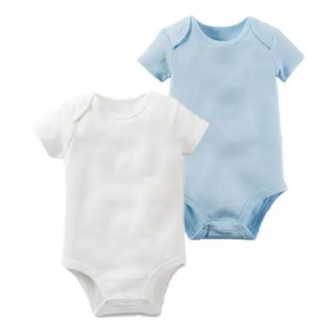 2 шт./партия боди; детская одежда с короткими рукавами; Одежда для новорожденных мальчиков; Roupas Para Menina; хлопковый костюм для малышей; однотонная Милая одежда для малышей